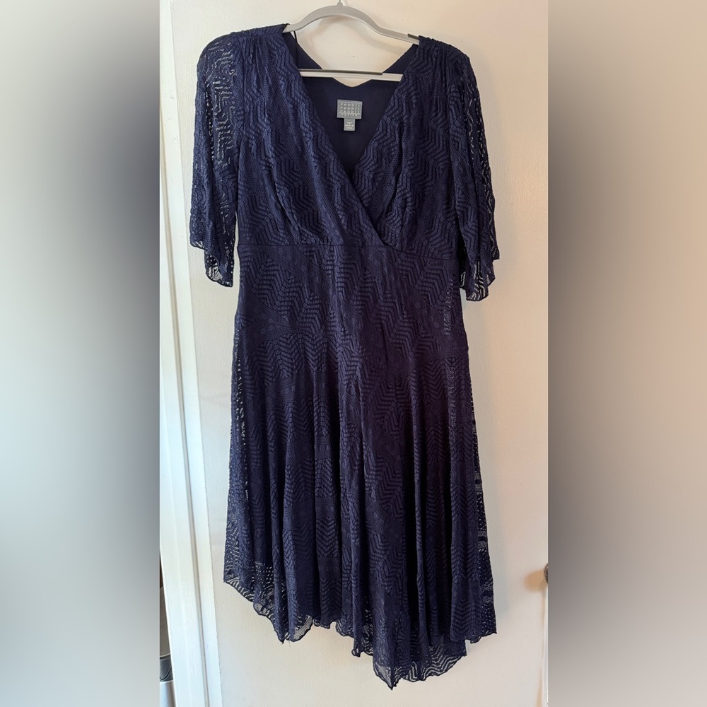 NWOT Rabbit Rabbit Rabbit Boho Flowy Midi Lace Dress size 14 - Picture 3 of 10